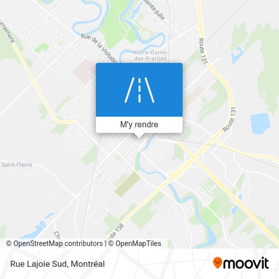 Rue Lajoie Sud plan