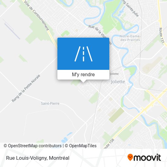 Rue Louis-Voligny plan