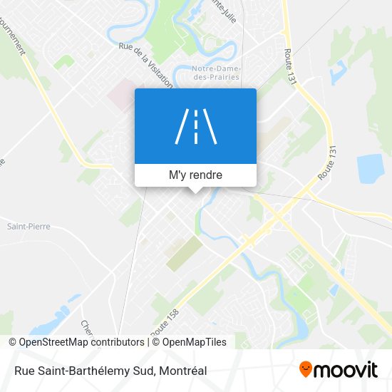 Rue Saint-Barthélemy Sud plan