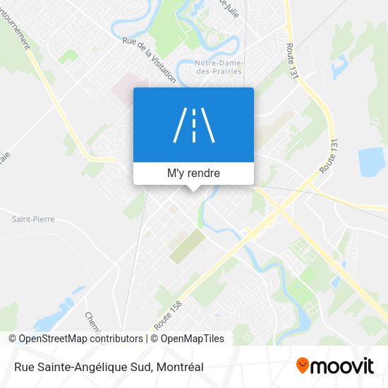 Rue Sainte-Angélique Sud plan