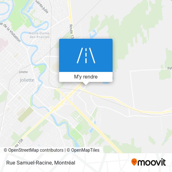 Rue Samuel-Racine plan