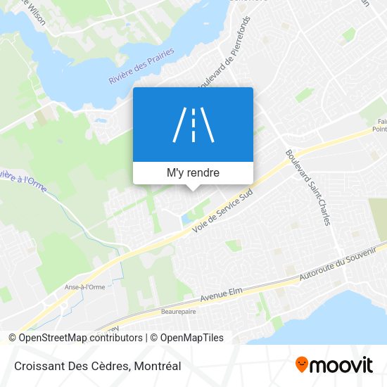 Croissant Des Cèdres plan