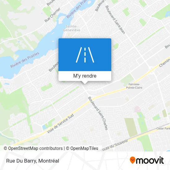 Rue Du Barry plan