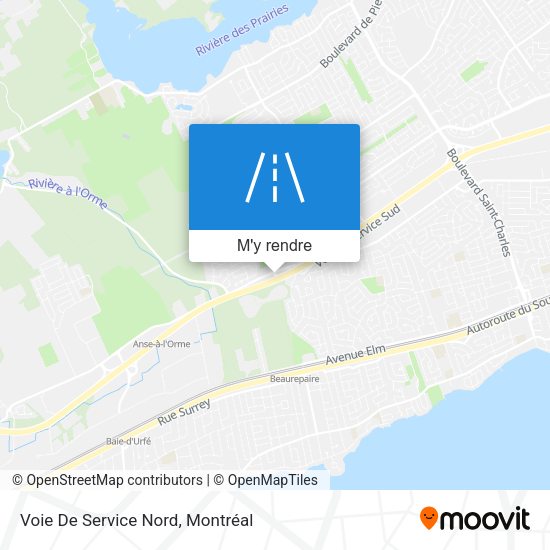 Voie De Service Nord plan