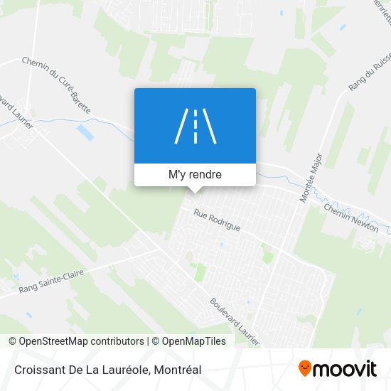 Croissant De La Lauréole plan