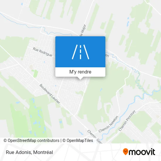 Rue Adonis plan