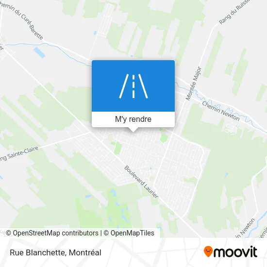 Rue Blanchette plan