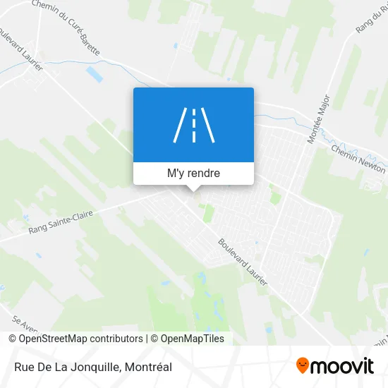 Rue De La Jonquille plan