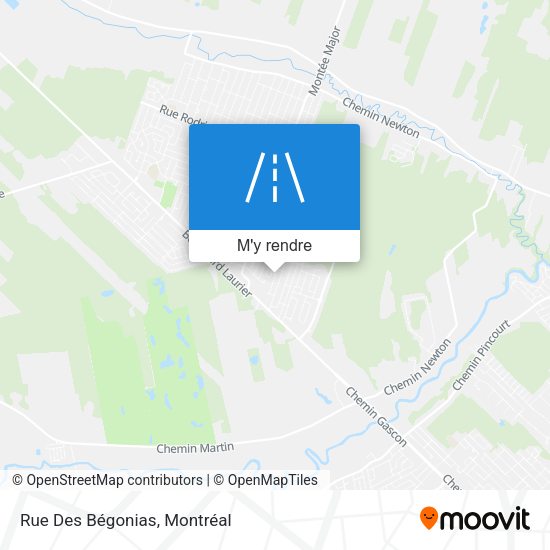 Rue Des Bégonias plan