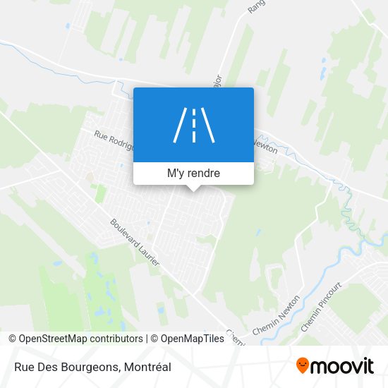 Rue Des Bourgeons plan