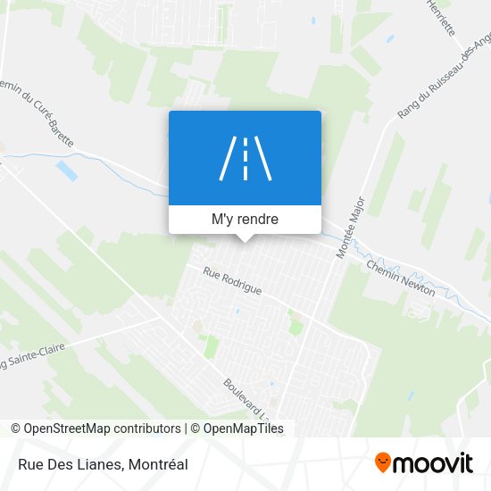Rue Des Lianes plan