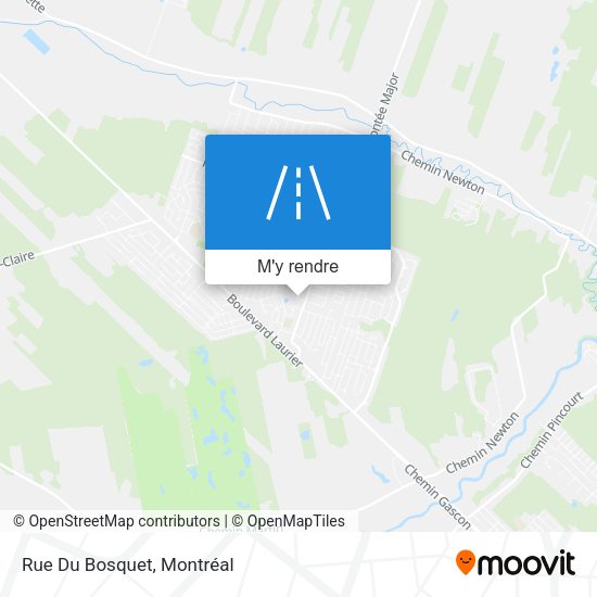 Rue Du Bosquet plan