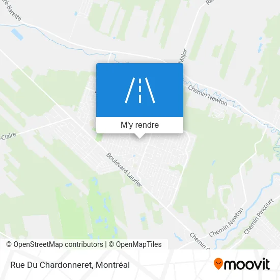 Rue Du Chardonneret plan