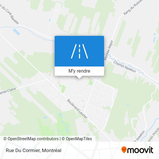 Rue Du Cormier plan