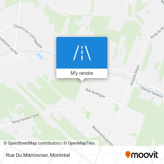 Rue Du Marronnier plan