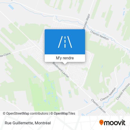 Rue Guillemette plan