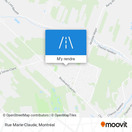 Rue Marie-Claude plan