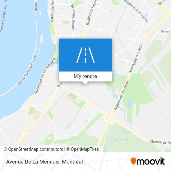 Avenue De La Mennais plan