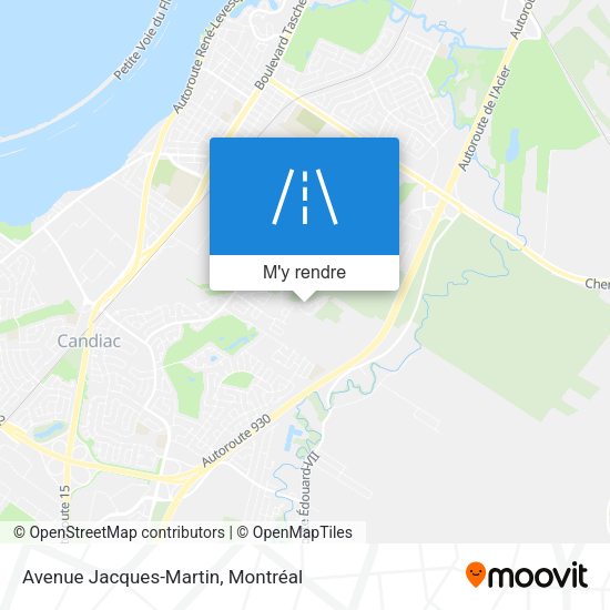 Avenue Jacques-Martin plan