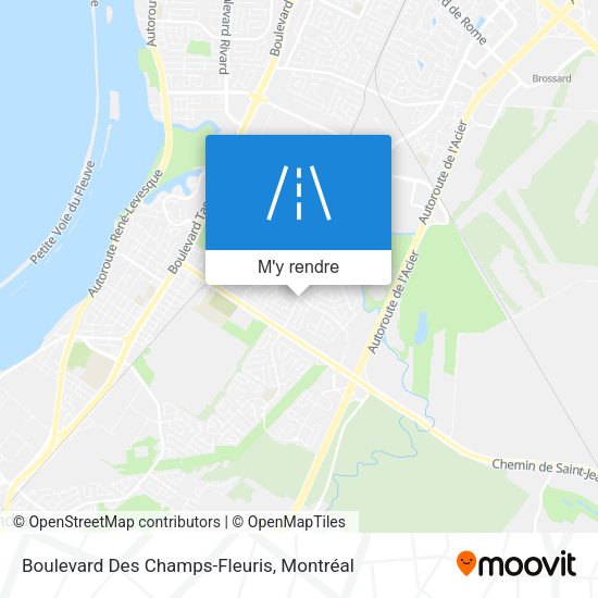 Boulevard Des Champs-Fleuris plan