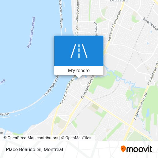 Place Beausoleil plan