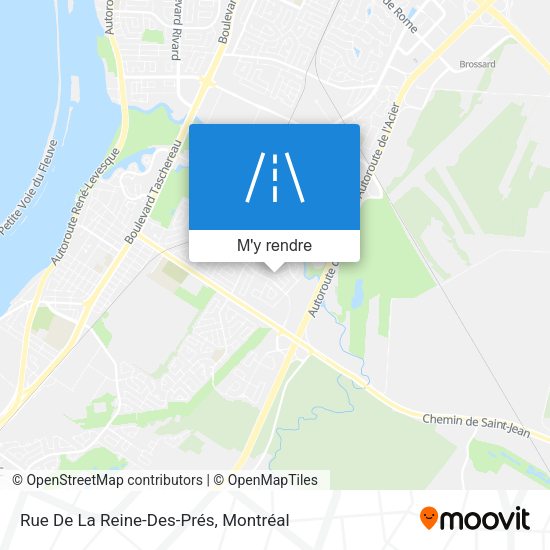 Rue De La Reine-Des-Prés plan