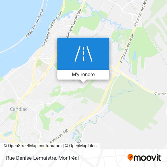 Rue Denise-Lemaistre plan