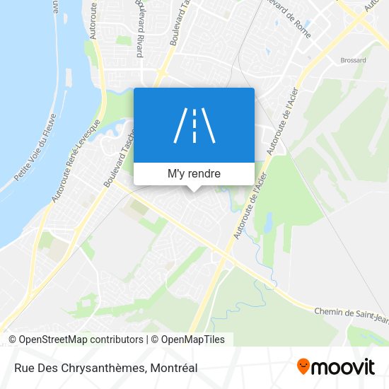 Rue Des Chrysanthèmes plan
