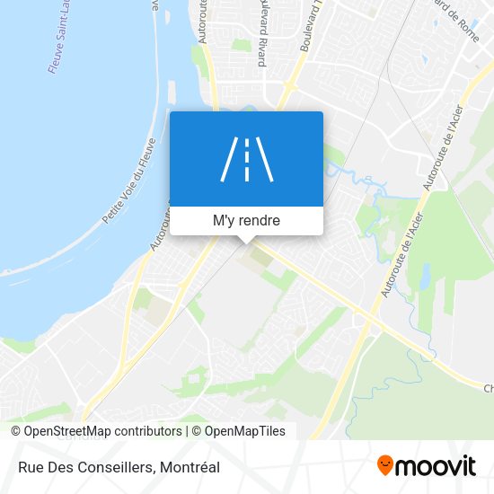 Rue Des Conseillers plan