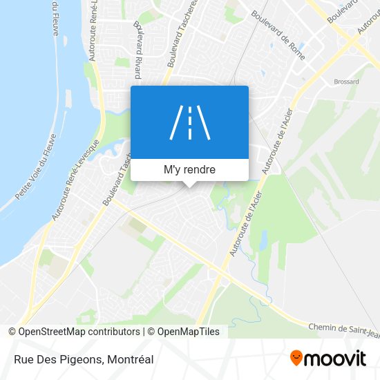 Rue Des Pigeons plan