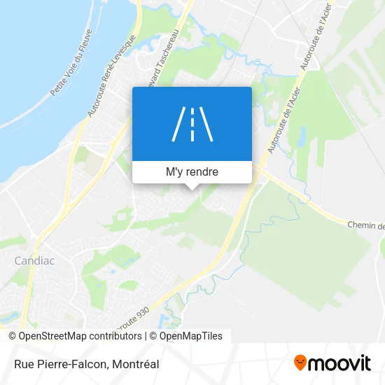 Rue Pierre-Falcon plan