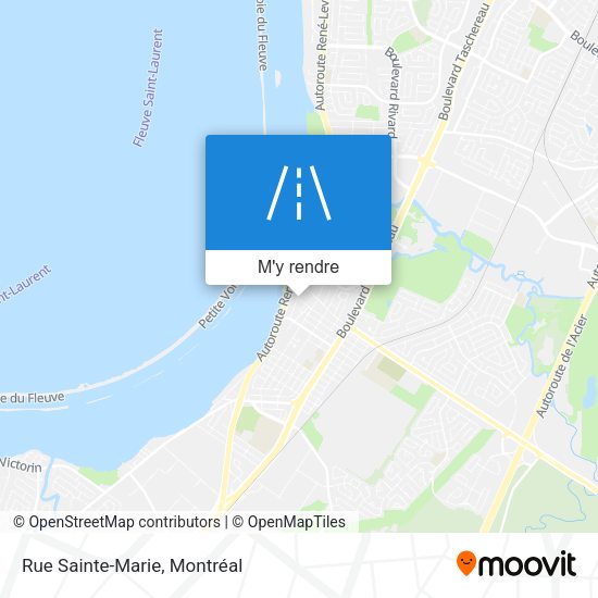 Rue Sainte-Marie plan