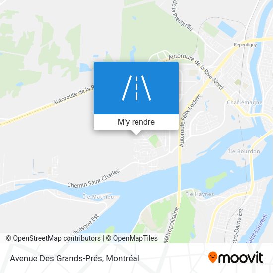 Avenue Des Grands-Prés plan