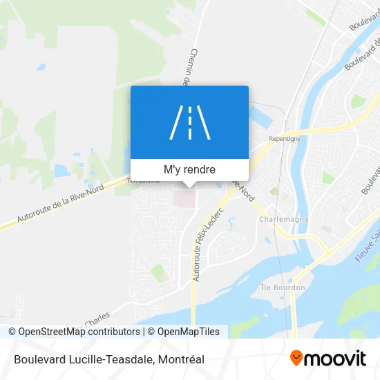 Boulevard Lucille-Teasdale plan