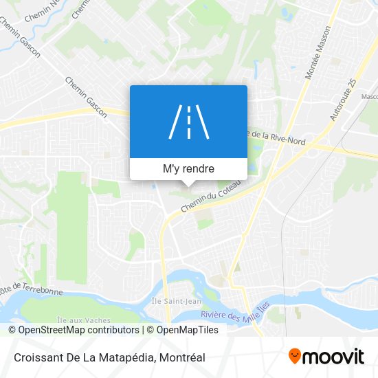 Croissant De La Matapédia plan