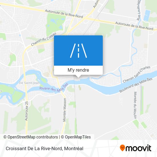 Croissant De La Rive-Nord plan
