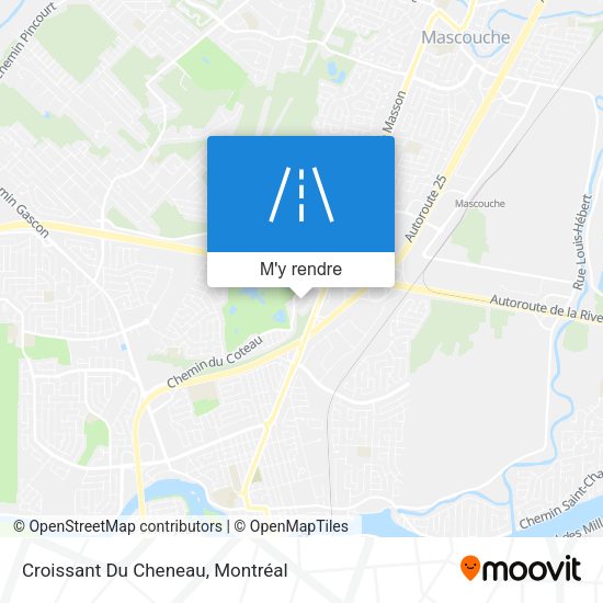 Croissant Du Cheneau plan