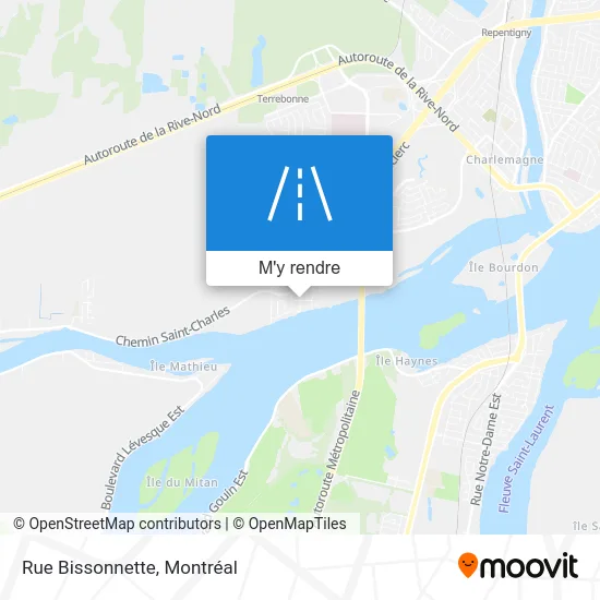 Rue Bissonnette plan