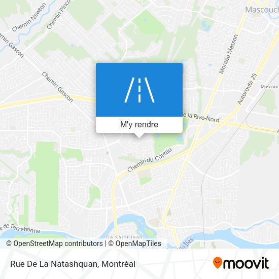 Rue De La Natashquan plan