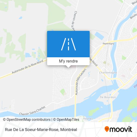 Rue De La Soeur-Marie-Rose plan