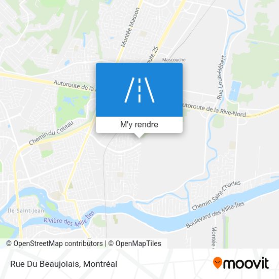 Rue Du Beaujolais plan