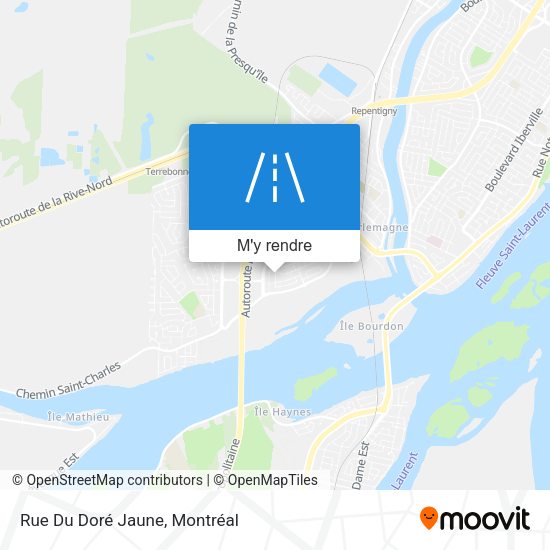 Rue Du Doré Jaune plan