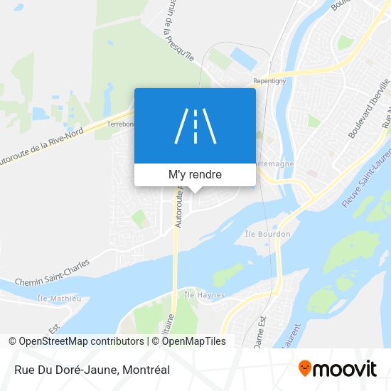 Rue Du Doré-Jaune plan