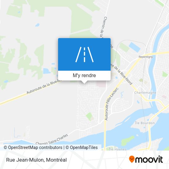 Rue Jean-Mulon plan