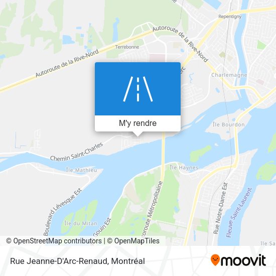 Rue Jeanne-D'Arc-Renaud plan