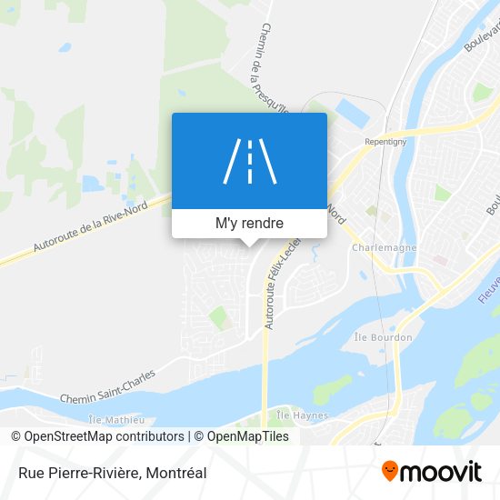 Rue Pierre-Rivière plan