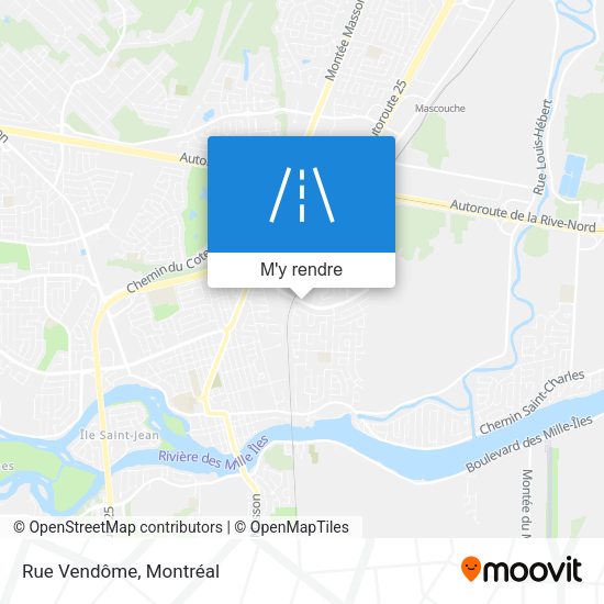 Rue Vendôme plan