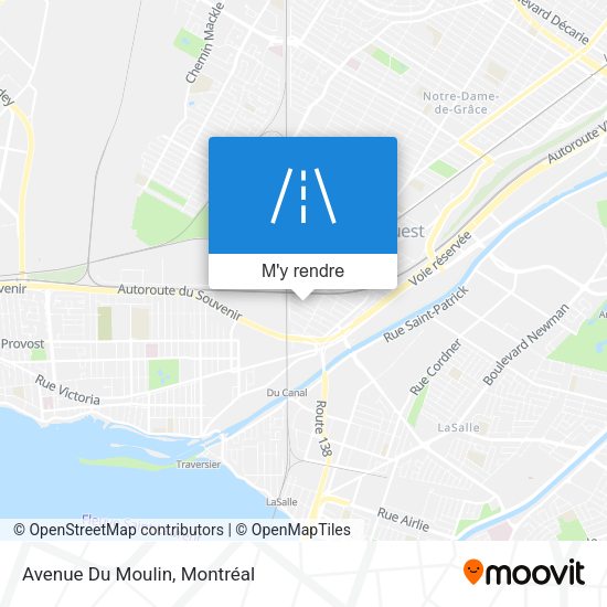 Avenue Du Moulin plan