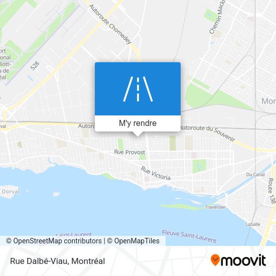 Rue Dalbé-Viau plan