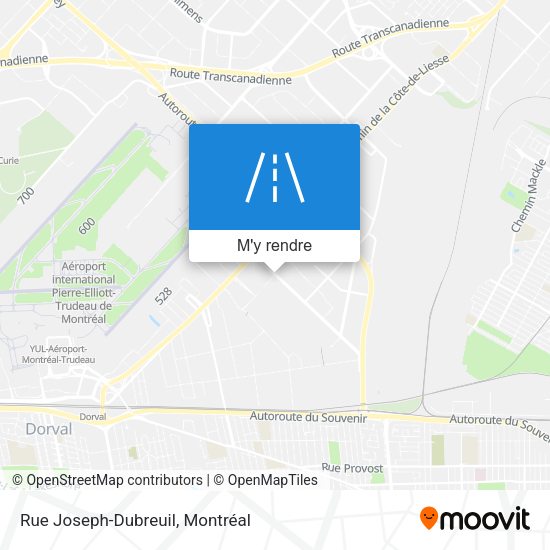 Rue Joseph-Dubreuil plan